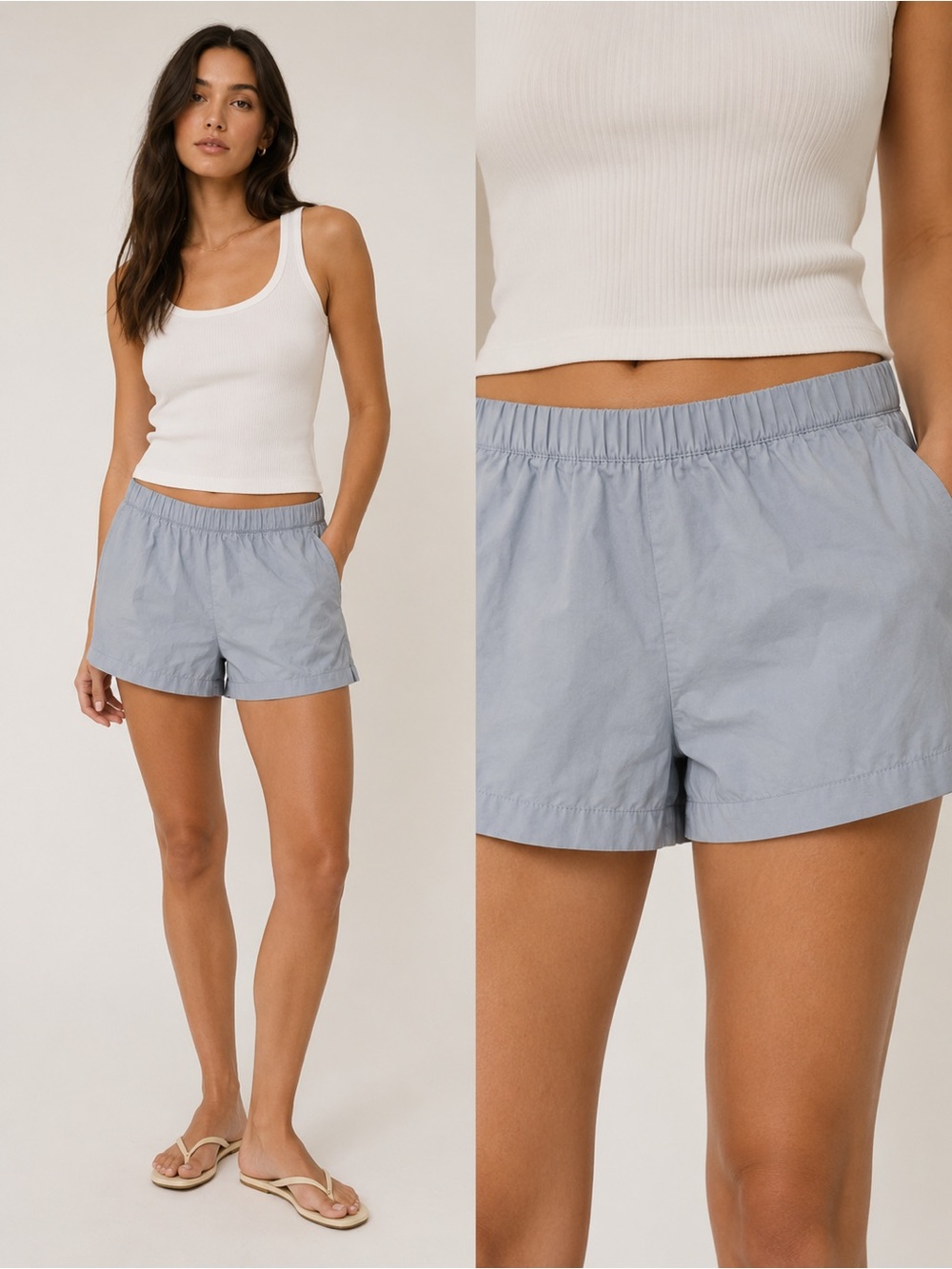 Wilfred Light Blue Boxer Shorts